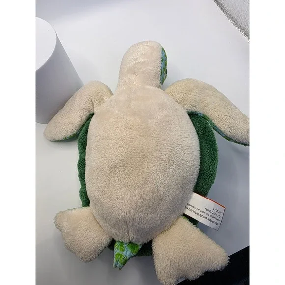 Wild Republic Green Sea Turtle Plush Toy Stuffed Animal Kids Ocean Life /DD - Picture 3 of 6